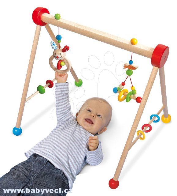 Dřevěná hrazdička baby gym eichhorn