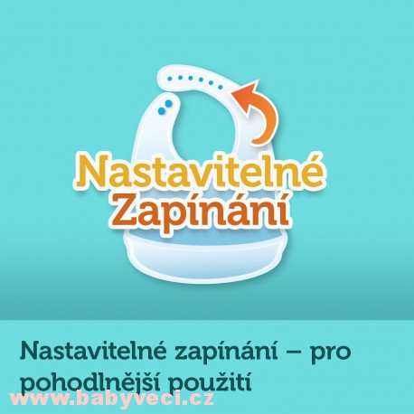 Canpol babies Bryndák silikonový s kapsou BONJOUR PARIS > varianta béžový