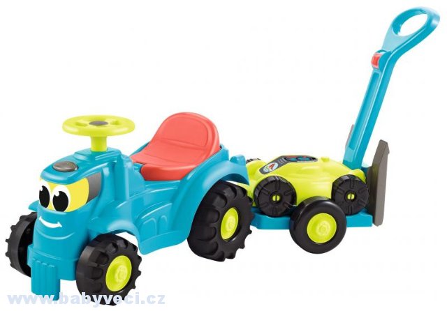 Odrážedlo Traktor s přívěsem a sekačkou > varianta traktor se sekačkou