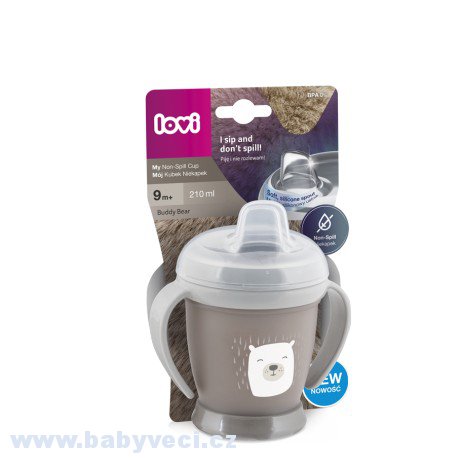 LOVI Hrníček nevylévací BUDDY BEAR 9m+ > varianta 250ml