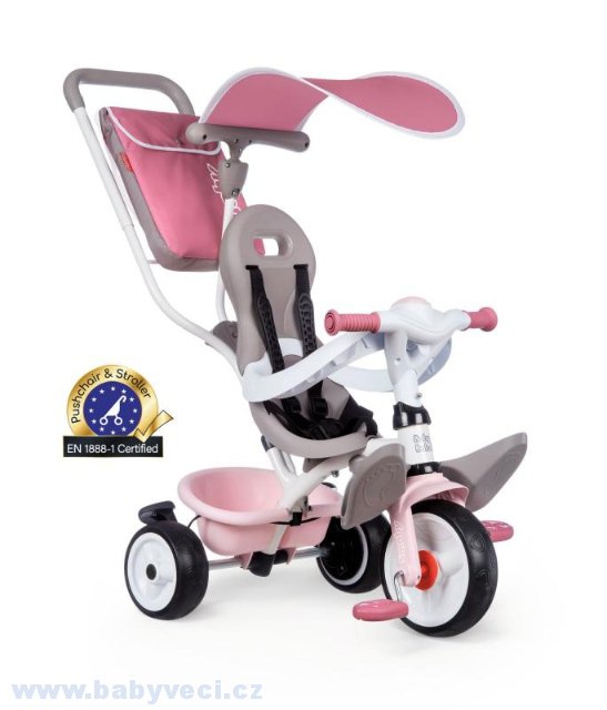 Tříkolka Baby Balade Plus růžová > varianta růžová