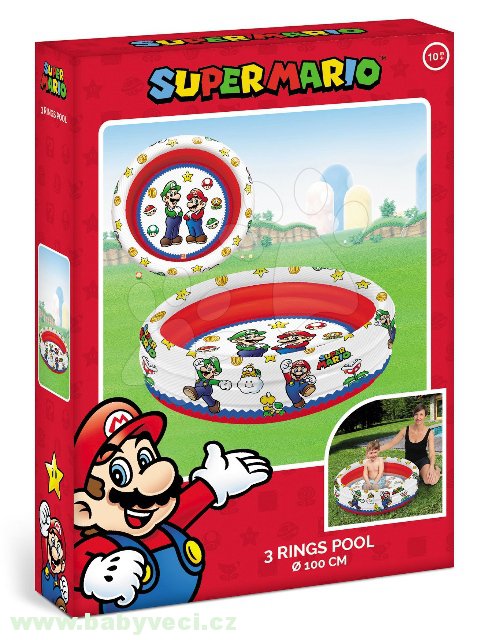 Nafukovací bazén tříkomorový Super Mario > varianta bazén