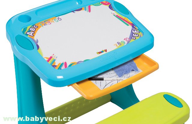 Lavice na kreslení Magic Desk Smoby > varianta modrá