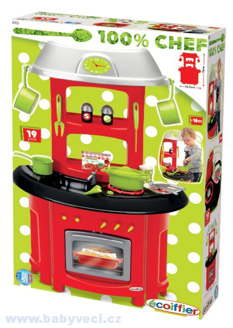Kuchyňka pro děti Chef Stove Écoiffier od 18 měsíců > varianta stove