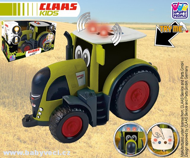 Traktor CLAAS KIDS AXION 870 se zvukem a majákem