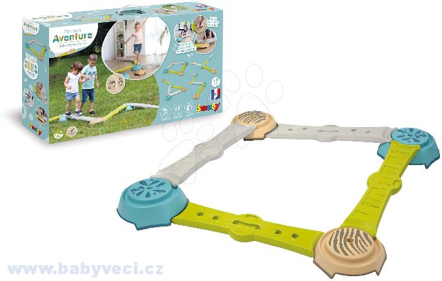 Dobrodružná dráha Adventure Course Smoby 4 chodníky a 4 oporné body