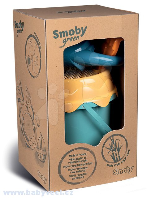 Kbelík set z cukrové třtiny BIO Green Smoby 100% recyklovatelný > varianta smoby green