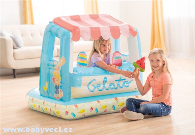 INTEX Nafukovací hrací centrum stánek se zmrzlinou Ice Cream > varianta ice cream