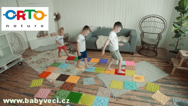 Masážní ortopedické podložky ježčí stezka 8ks > varianta ježčí stezka