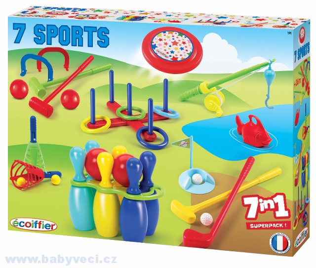 ÉCOIFFIER souprava sportovních 6 her