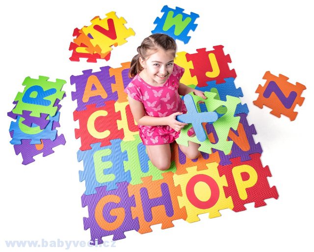 Pěnové puzzle maxi písmenka > varianta maxi písmenka