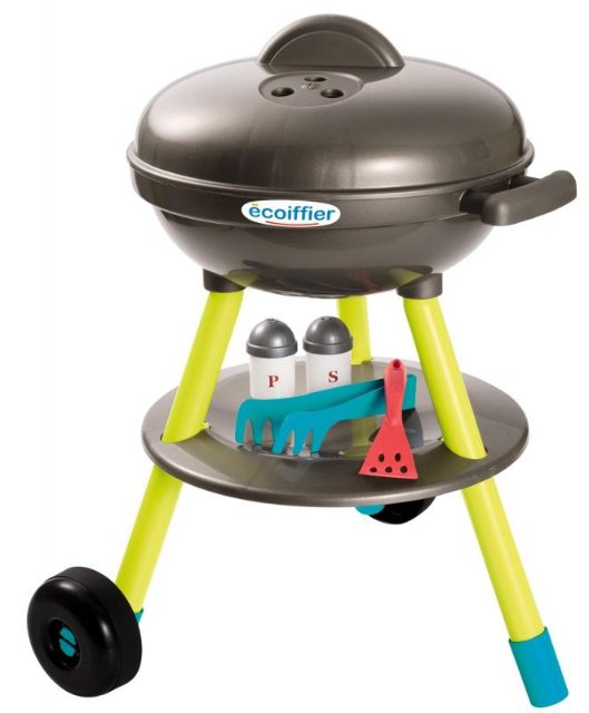 Zahradní dětský gril Écoiffier s potravinami > varianta grill