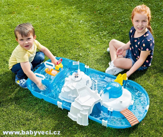 Vodní dráha Polar AquaPlay s vodní pumpou a medvědi > varianta polar dráha