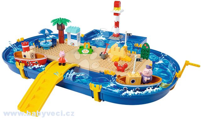 Vodní dráha Peppa Pig Holiday Waterplay BIG 71 dílů > varianta pepa pig dráha 71 dílů