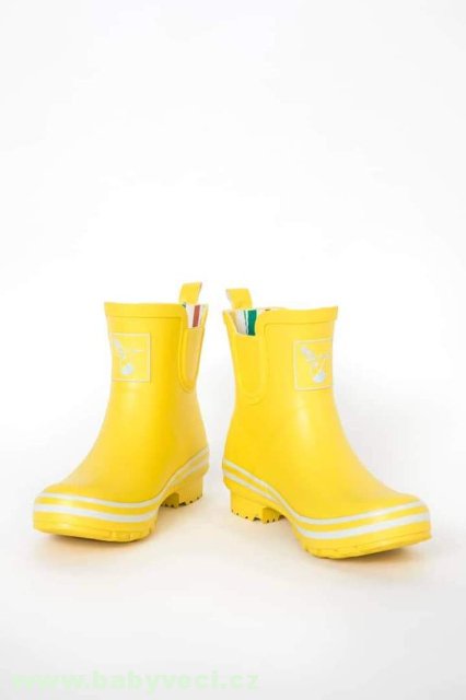 Dámské holinky Evecreatures kotníčkové yellow žlutý