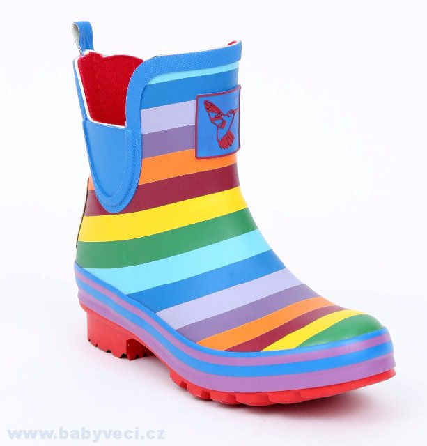 Dámské holinky Evercreatures Rainbow nízké