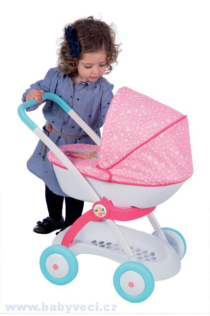 Hluboký kočárek Pastel Princezny Disney Smoby