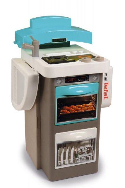 Kuchyňka skládací Tefal Opencook Bubble Smoby modrá s magickým bubláním kávovarem ledničkou > varianta modrá elektornická