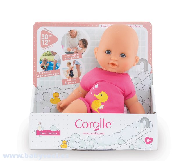 Panenka koupací corolle 30cm > varianta růžová 30cm