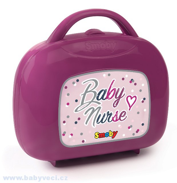 Kufřík s přebalovacími potřebami Violette Baby Nurse Smoby > varianta kufřík violette