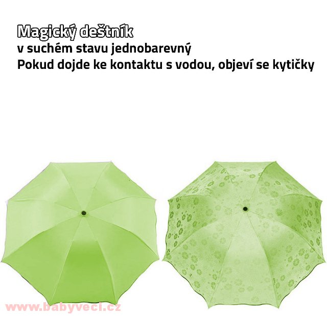 Magický skládací deštník > varianta zelený