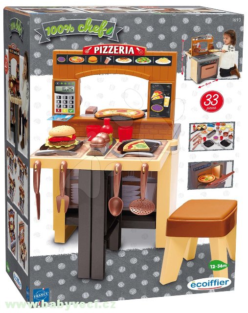 Dětská kuchyňka pizzerie s prodejnou
