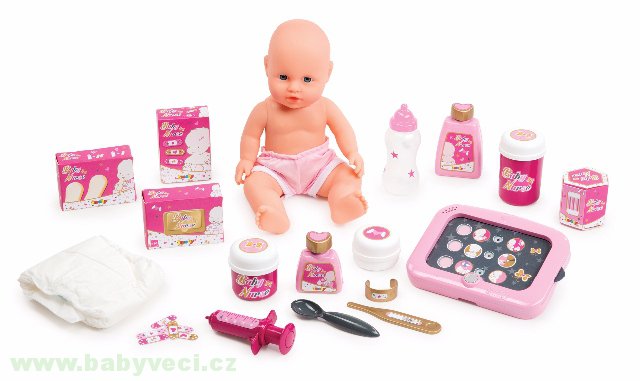 Baby nurse smoby centrum pro panenku zlatá edice