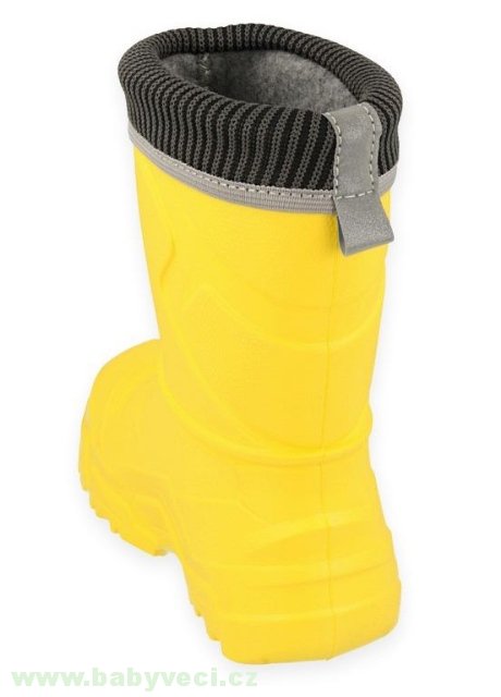 Befado dětské lehké holínky s vložkou černé