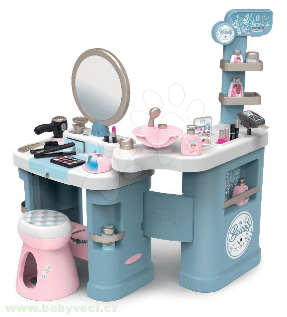 Kosmetický stolek elektronický My Beauty Center 3in1 Smoby > varianta 3v1 kadeřnice