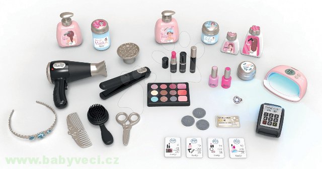 Kosmetický stolek elektronický My Beauty Center 3in1 Smoby > varianta 3v1 kadeřnice