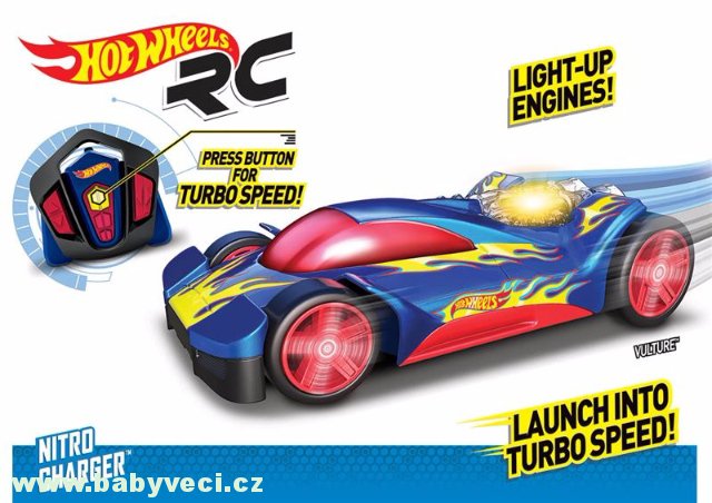 RC Hot Wheels Nitro ChargerTM R-C assort