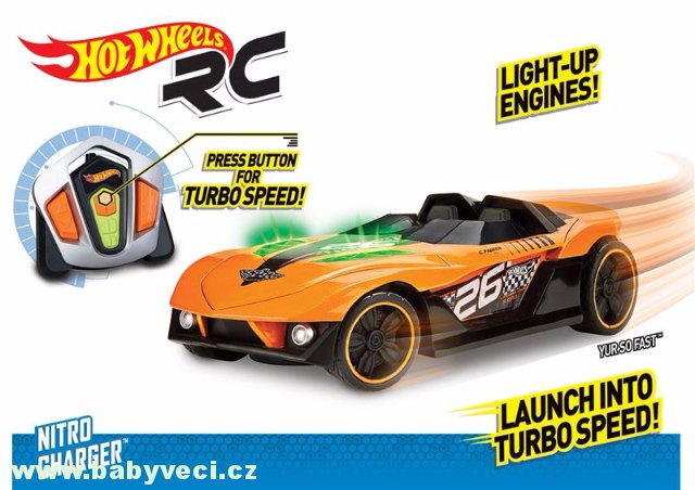 RC Hot Wheels Nitro ChargerTM R-C assort