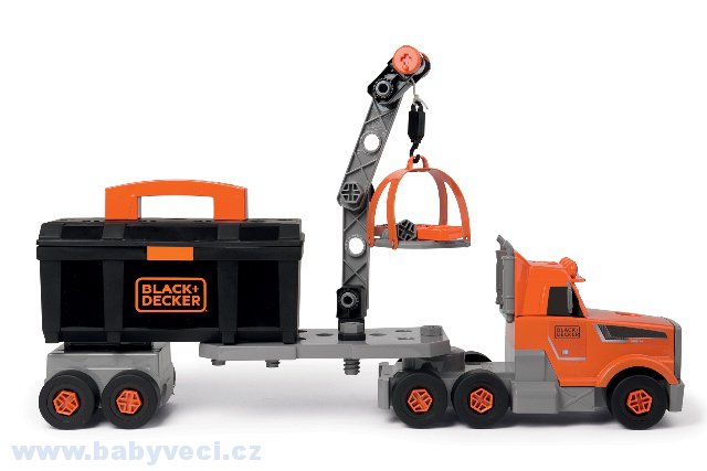 Kamion s pracovním kufříkem Black&Decker