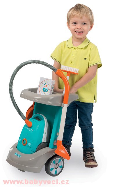 Úklidový vozík Rowenta Aqua Clean Smoby > varianta vozík s vysavačem
