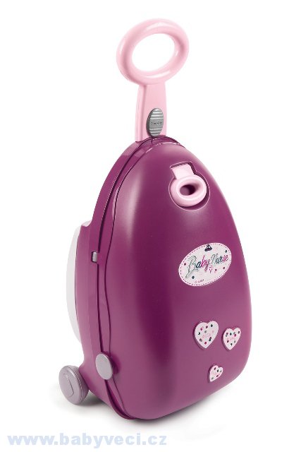Přebalovací kufřík s postýlkou a židličkou Violette Baby Nurse Smoby > varianta 3v1