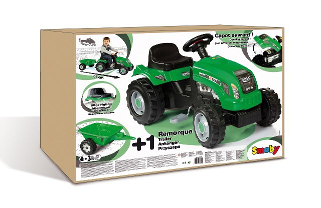 Dětský traktor na šlapání RX Bull Smoby