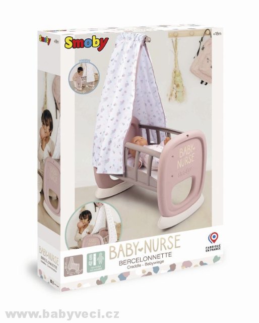 Kolébka s baldachýnem Baby Nurse Smoby > varianta kolébka