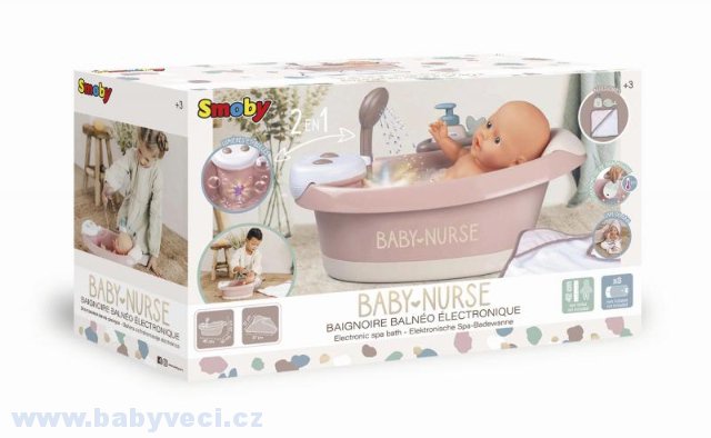 Vanička s tekoucí vodou Baby Nurse Smoby > varianta vanička