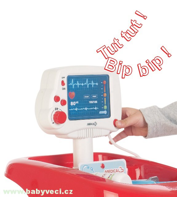 Lékařský vozík Smoby s tlakoměrem elektronický