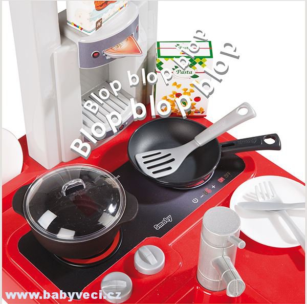 Kuchyňka Bon Appetit elektronická > varianta červeno-bílá se zvuky