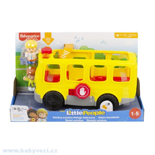 Školní autobus little people zvukový, mluvící > varianta autobus