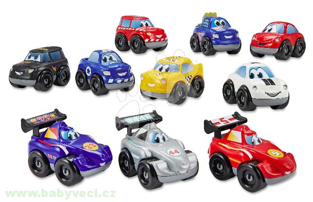 Autíčka abrick fast car , rychlá sada 7+3