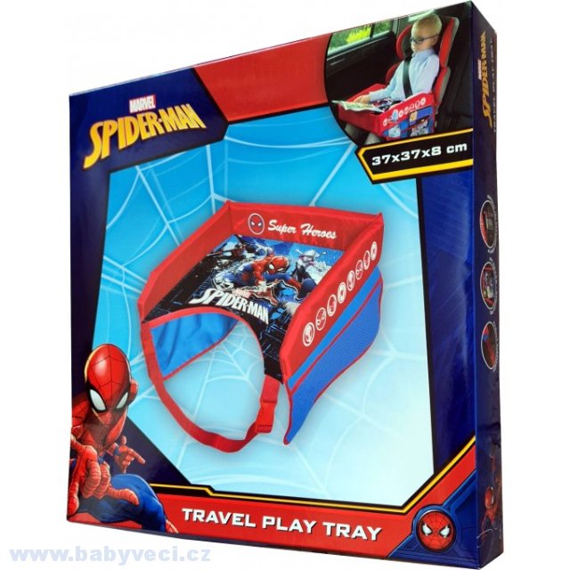 Cestovní stoleček k autosedačce Spiderman > varianta spiderman