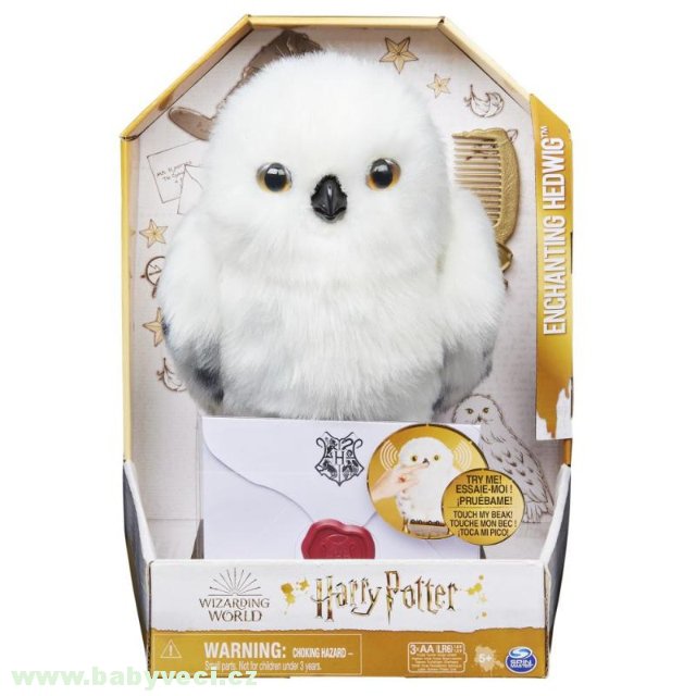 HARRY POTTER INTERAKTIVNÍ SOVA HEDVIKA hedwiga