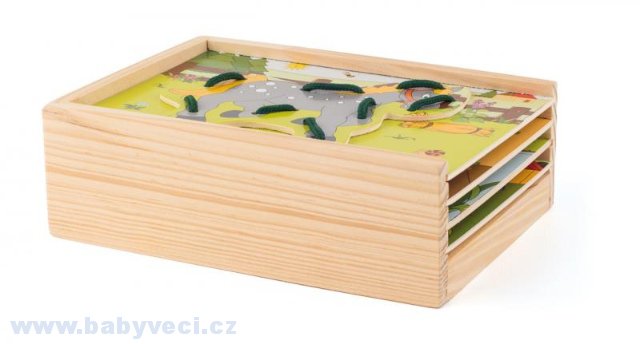 Prošívací krabička se zvířátky