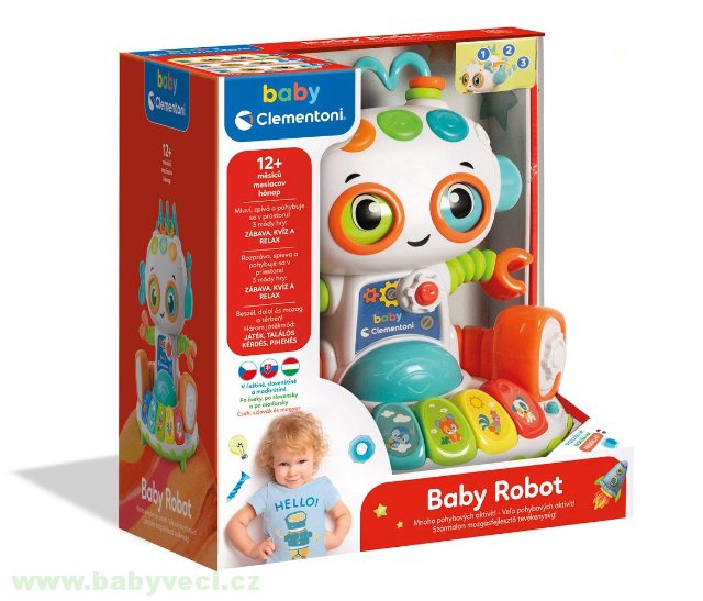 Interaktivní robot se zvuky clementoni