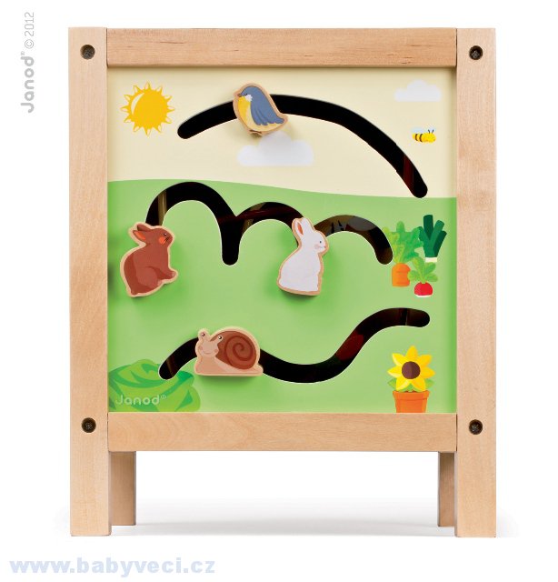 Dřevěná didaktická velká kostka maxi > varianta záhada, hra, labyrint