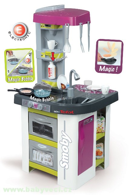 kuchyňka Tefal Studio Barbecue s bubláním + 26 doplňků > varianta tefal magický hrnec a pánev