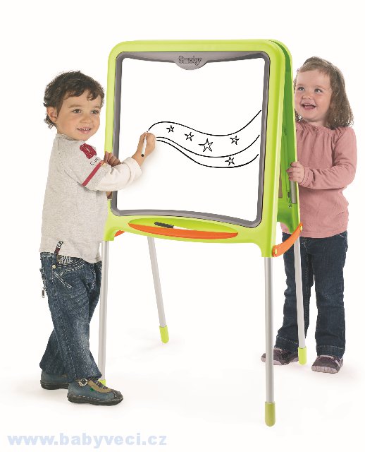 SMOBY dětská magnetická oboustranná tabule > varianta zelená