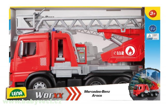 Mercedes Arocs hasič s žebříkem
